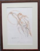 Andrew Vicari Vigonade Jezebel Pencil and pastels Signed and dated 2010 40 x 27.