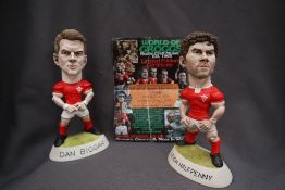 Groggs - A World of Groggs Richard Hughes limited edition resin Grogg of Leigh Halfpenny, No.