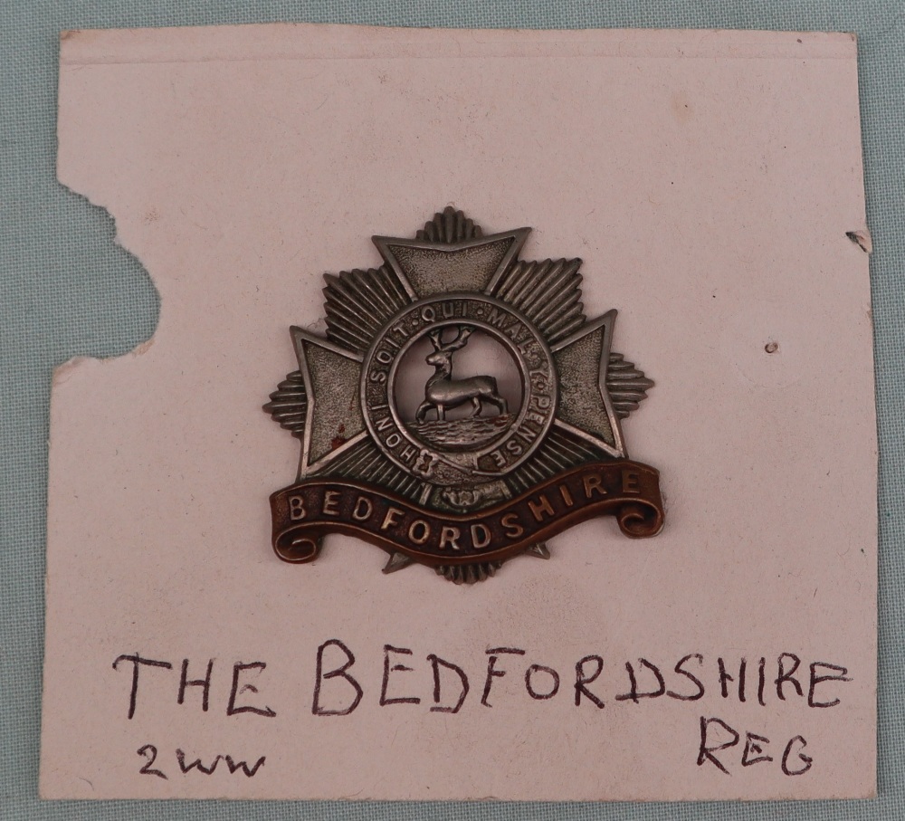 A collection of circa thirty five military cap badges including Highland Light Infantry, - Image 3 of 8