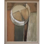 John Wright Pavane Oil on canvas Signed verso Howard Roberts label verso 91 x 71cm