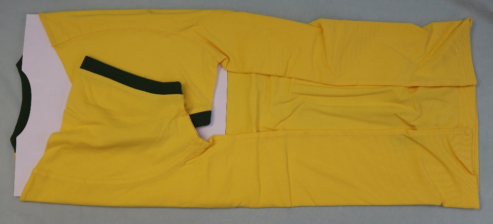 A replica Brazilian football shirt signed by Pele, - Image 3 of 5