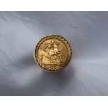 A Victorian young head gold sovereign, dated 1877,