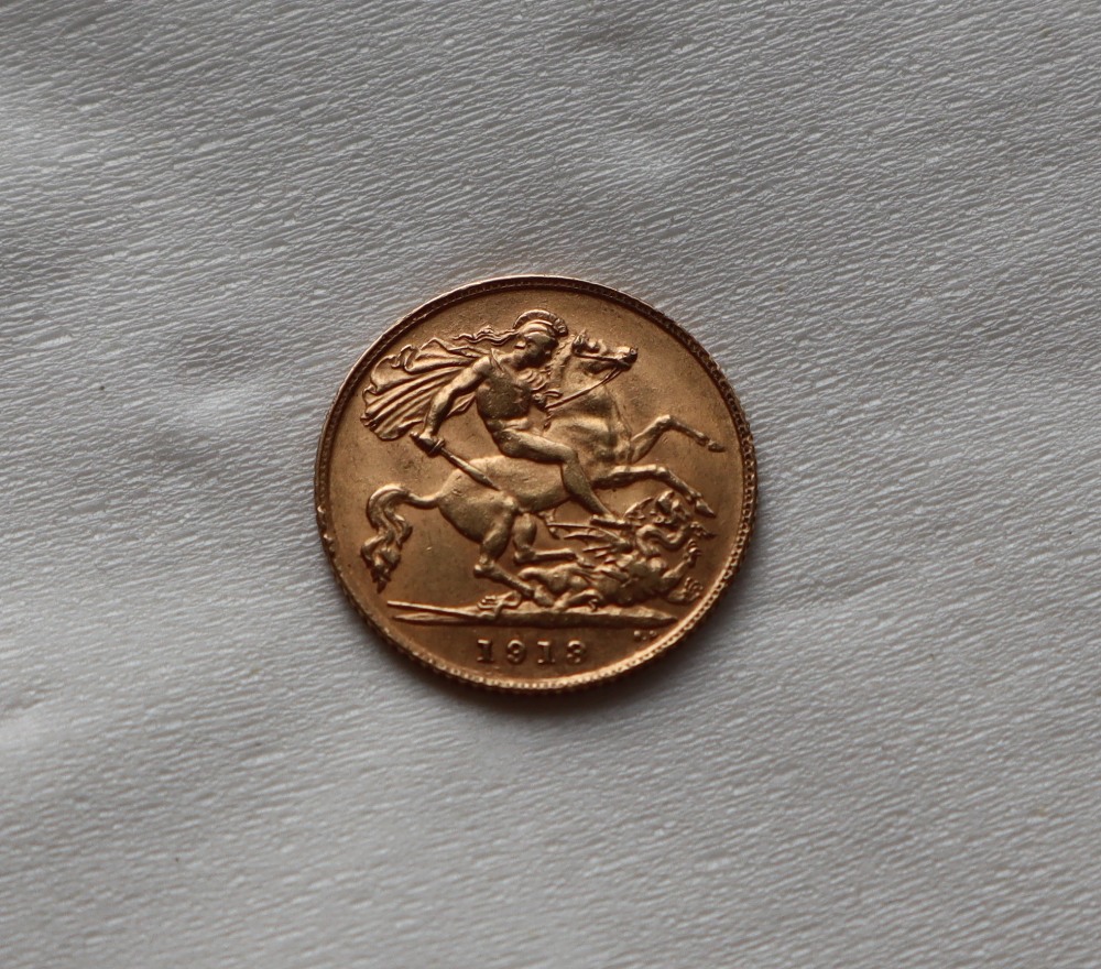 A George V gold half sovereign, - Image 2 of 2