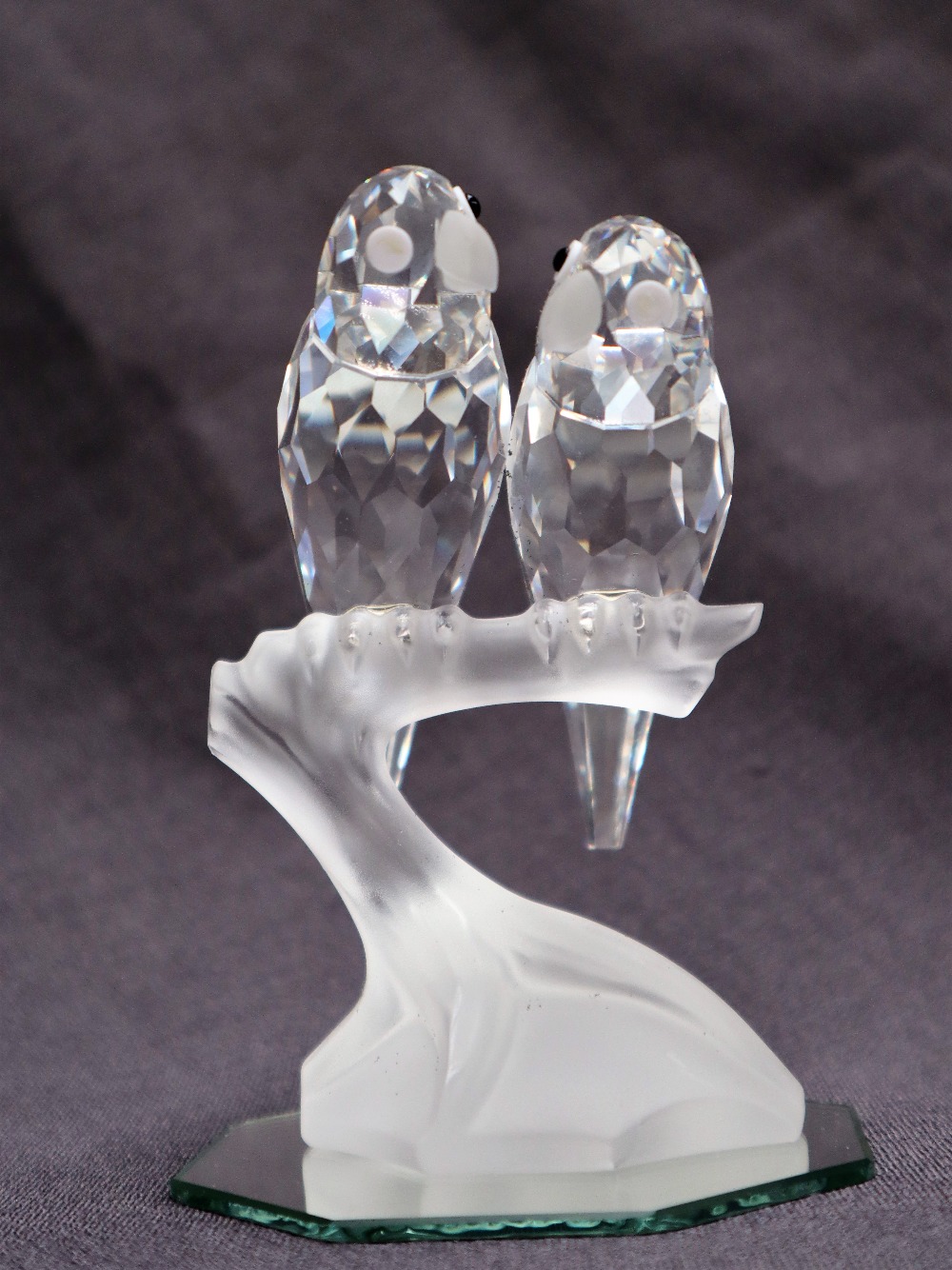 Swarovski crystal -- "Togetherness" The lovebirds, - Image 2 of 7