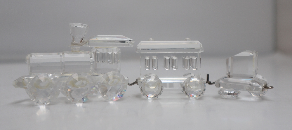 Swarovski crystal -- a three section train, - Image 2 of 5