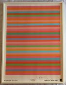 Bridget Riley Rose Rose London 2012 Olympic Games A poster Signed 78.5 x58.