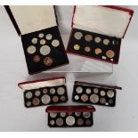 A 1950 nine coin set, Half Crown to Farthing,