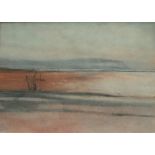 Roger Cecil Sea shore Watercolour 16 x 22cm ***Artists Resale Rights may apply to this lot***