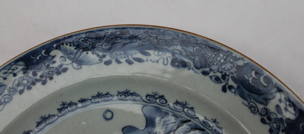 A Chinese blue and white porcelain plate, - Image 5 of 7