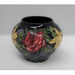 A Nicola Slaney for Moorcroft pottery vase, decorated in the Diamond Jubilee pattern, dated 2011,