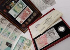 The Royal Mint and Bank of England 1994 Commemorative Set including a new £50 Bank Note and a