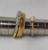 A 22ct yellow gold wedding band, approximately 3 grams,