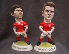 Groggs - A World of Groggs Richard Hughes limited edition resin Grogg of Leigh Halfpenny, No.