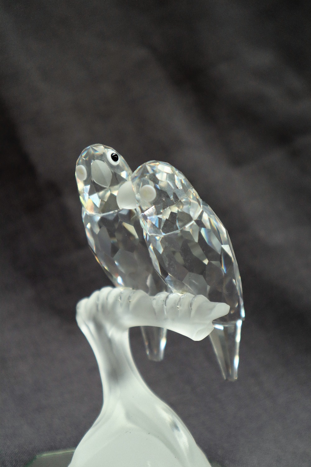 Swarovski crystal -- "Togetherness" The lovebirds, - Image 5 of 7