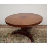 A Victorian mahogany supper table,