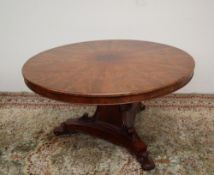 A Victorian mahogany supper table,