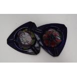 A pair of Moorcroft ashtrays,