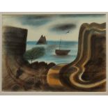 James Campbell Path to the sea Pastels Signed and inscribed verso 27.