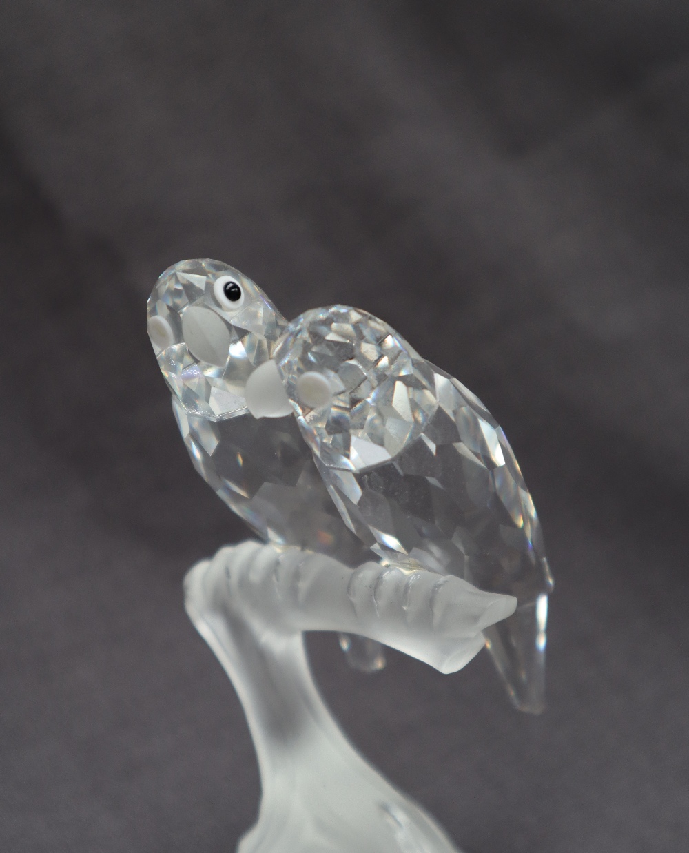 Swarovski crystal -- "Togetherness" The lovebirds, - Image 4 of 7