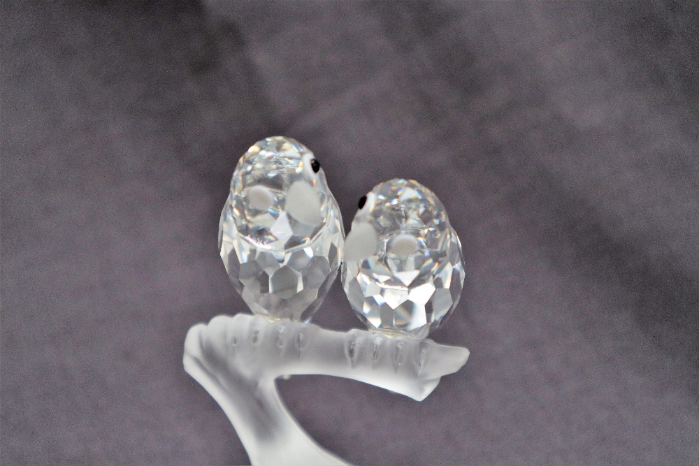 Swarovski crystal -- "Togetherness" The lovebirds, - Image 3 of 7