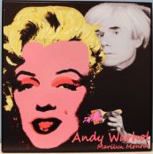 After Andy Warhol Marilyn Monroe Mixed media over a photographic print 88 x 88cm