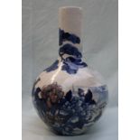 A Chinese porcelain crackle glaze vase,