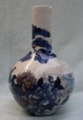 A Chinese porcelain crackle glaze vase,