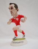 Groggs - A World of Groggs Richard Hughes limited edition resin Grogg of Sam Warburton in action,