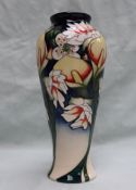 A Nicola Slaney for Moorcroft Pottery baluster vase decorated in the Royal Wedding pattern,