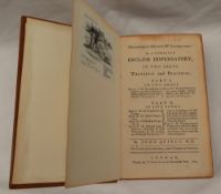 Quincy, John Pharmacopoeia Officinalis & Extemporanea: or, a Complete English Dispensatory...