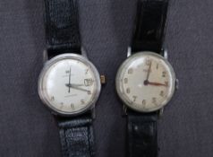 A Gentleman's Hamilton automatic stainless steel wristwatch,