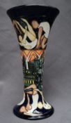 A Kerry Goodwin for Moorcroft pottery flared vase decorated in The Athletes, 2011,