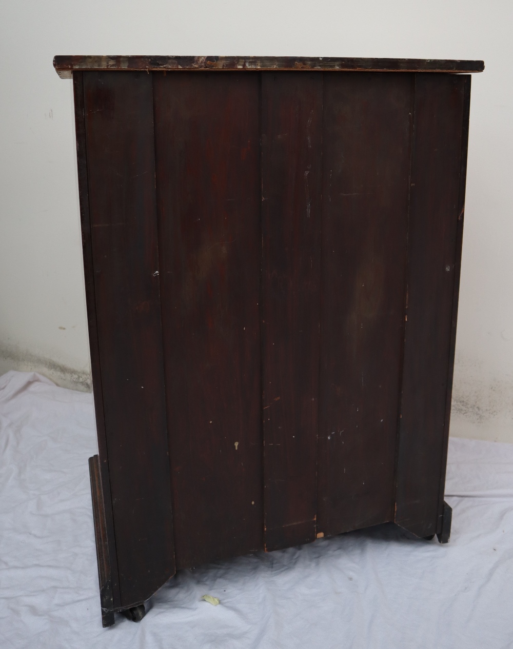 A Victorian marble topped walnut side cabinet, - Image 8 of 8