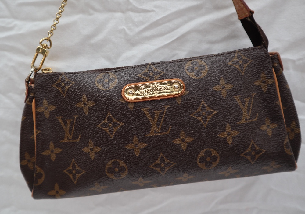 A small Louis Vuitton monogram clutch bag, with a leather shoulder strap, - Image 3 of 13