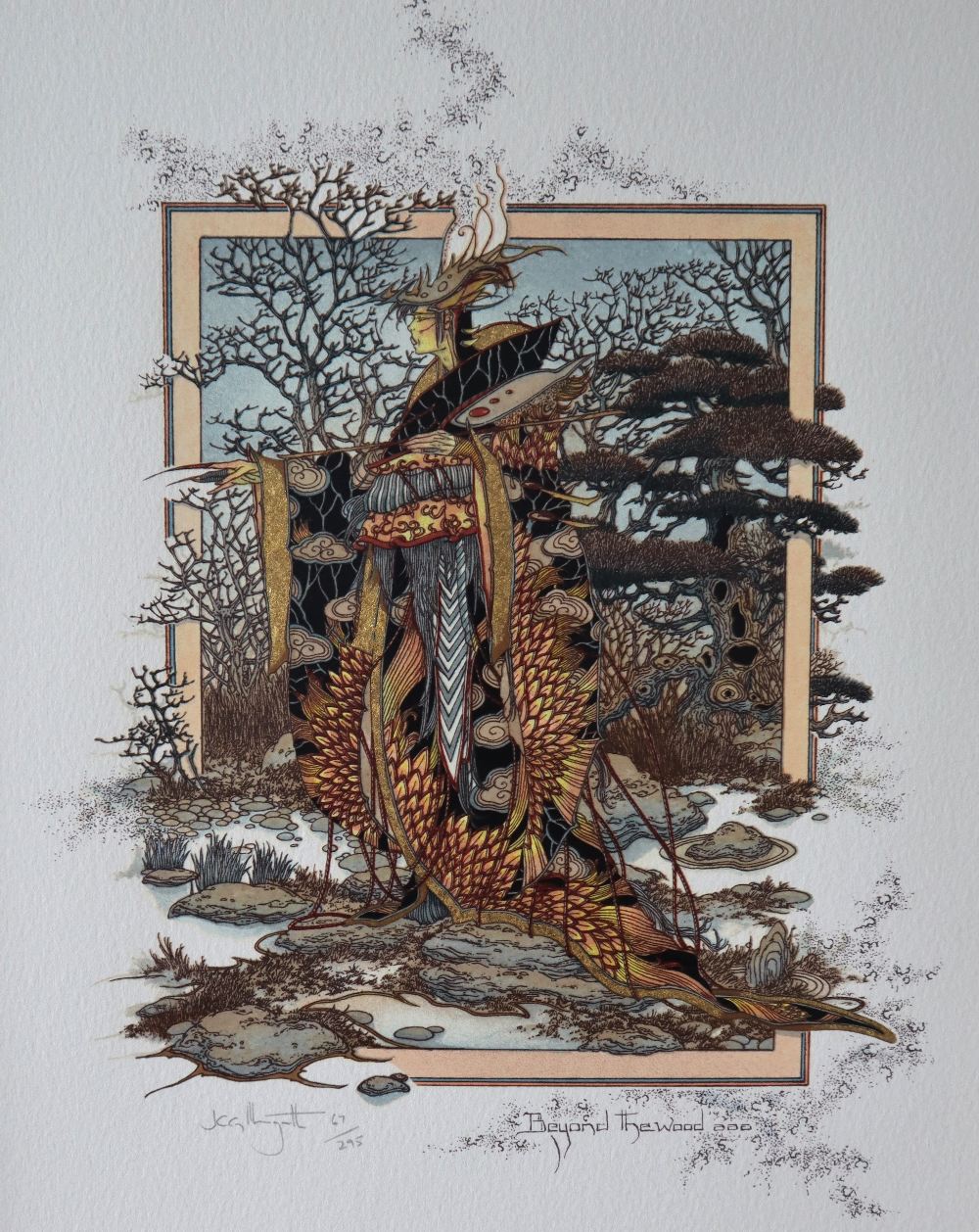 J C Graham Illingworth Beyond the Wood A limited edition silkscreen print, No. - Image 4 of 9