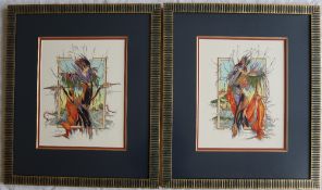 J C Graham Illingworth A Carnival A limited edition silkscreen print, No.72/295 Signed 33.5 x 26.