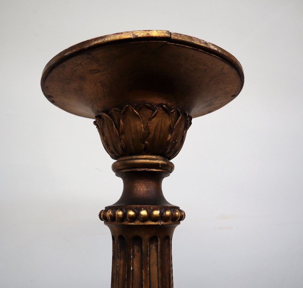 A 19th century gilt decorated torchere, - Image 3 of 4