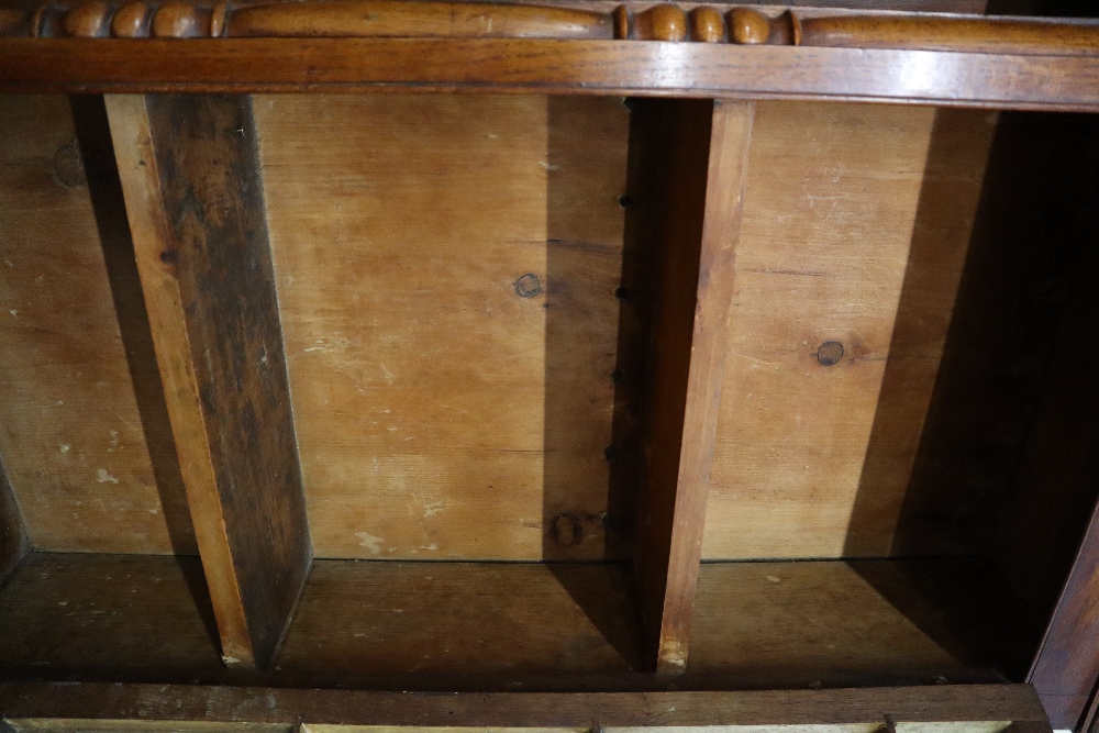 An 18th century and later oak dresser, - Image 6 of 12