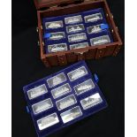 The Birmingham Mint - The collection of 20 silver ingots recalling the history of The Great Liners
