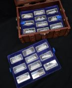 The Birmingham Mint - The collection of 20 silver ingots recalling the history of The Great Liners