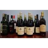 Two bottles of Beaune Cent-Vignes Appelation Beaune 1er Cru 1988 together with assorted bottles of