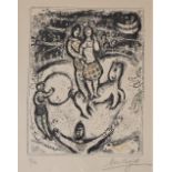 After Marc Chagall Circus Acts A limited edition print No.