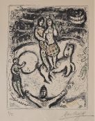 After Marc Chagall Circus Acts A limited edition print No.