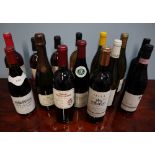 A bottle of Segla Margaux 1997 together with assorted bottles of red and white wine including Louis