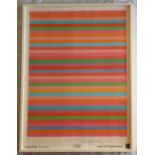 Bridget Riley Rose Rose London 2012 Olympic Games A poster Signed 78.5 x58.