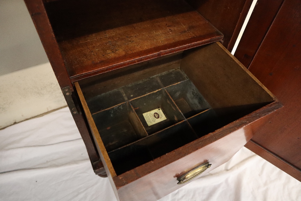 A 19th century mahogany sideboard the top with an inverted breakfront, - Image 4 of 5