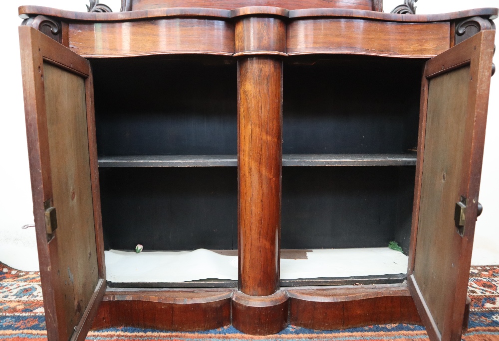 A Victorian rosewood chiffonier, - Image 6 of 13