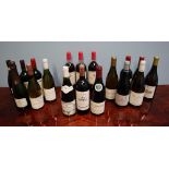A bottle of Georges Duboeuf Brouilly 1992 together with a selection of red,