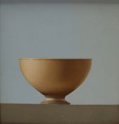 Willem Adriaan Blom Small bowl Oil on canvas Signed and dated '84 Inscribed verso 25 x 25cm