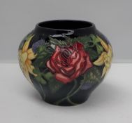 A Nicola Slaney for Moorcroft pottery vase, decorated in the Diamond Jubilee pattern, dated 2011,